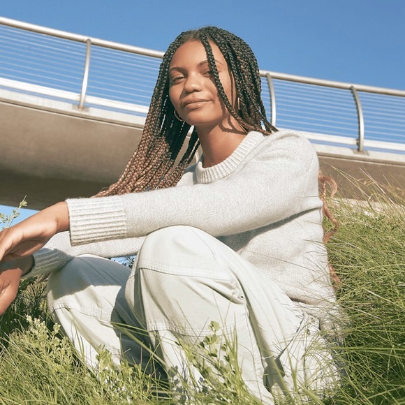 HOST PICK Allbirds Wool Jumper / Cropped Wool Sweater - XS - GUC - Light Grey - Picture 3 of 12